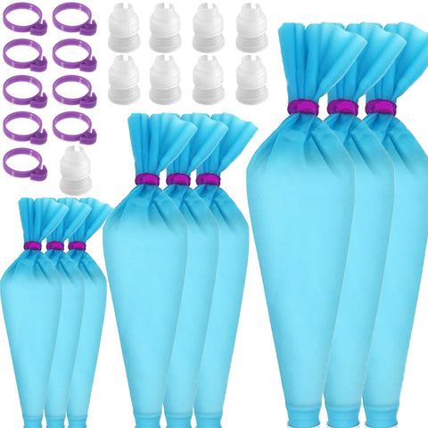 GEMLON bolsas de manga reutilizables de 12 pulgadas para decorar pasteles con precisión