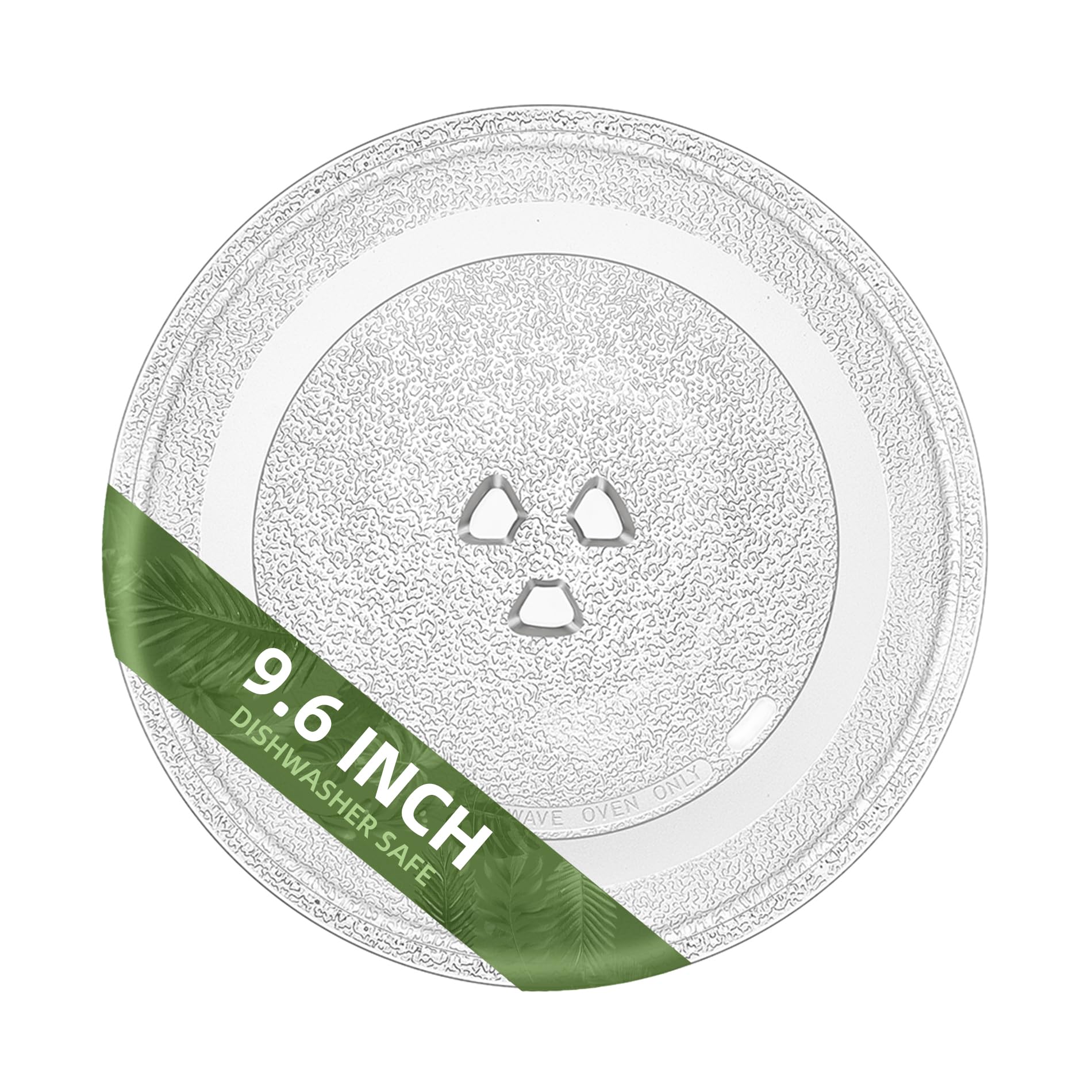 Gemroom plato para microondas 9,6 pulgadas con Panasonic, giro estable para uso diario.