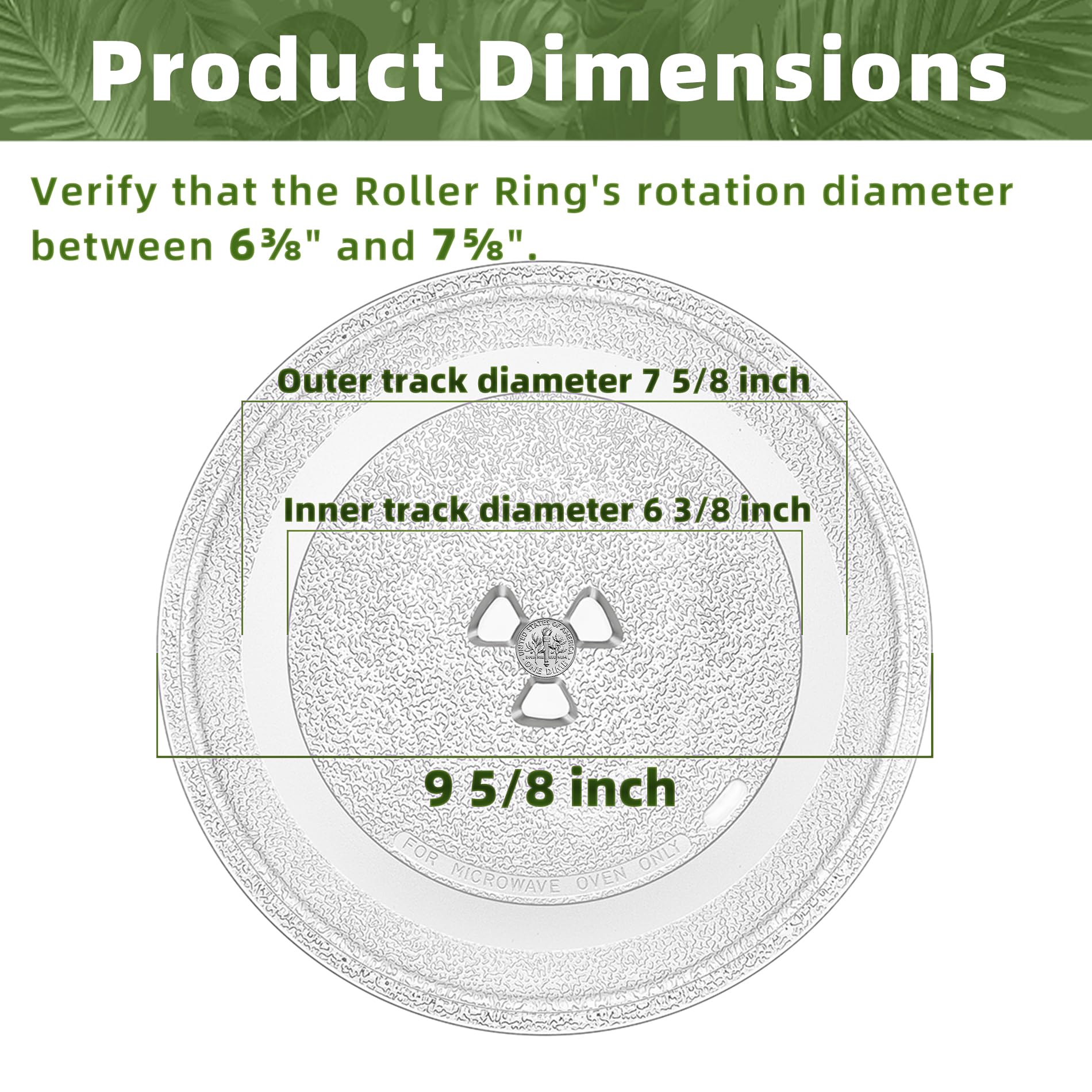 Gemroom rodillo de 7 pulgadas, diámetro correcto para giro suave.