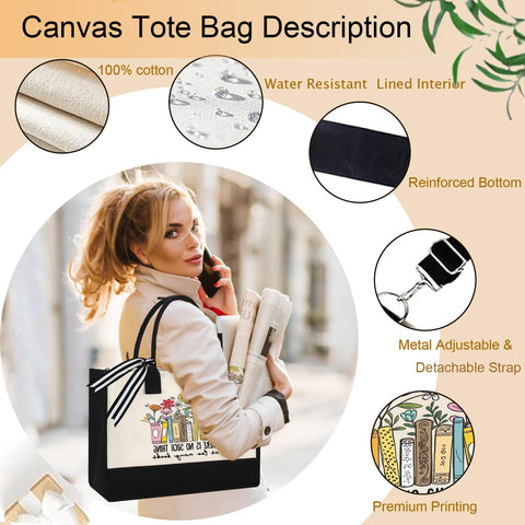 GemsLives bolsa de lona para docentes y autores, regalo práctico