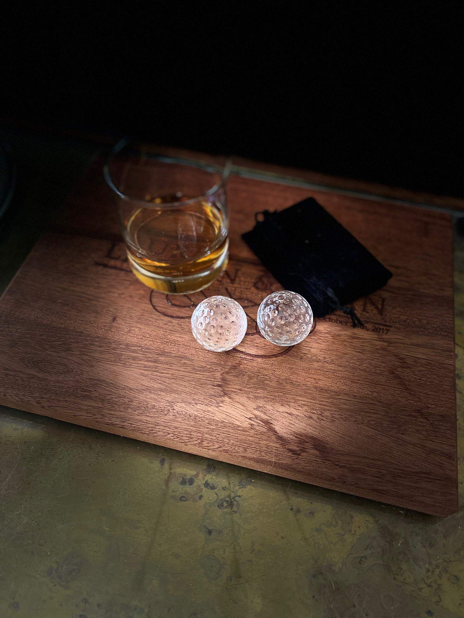 Gemsho Glass: piedras whisky cristal durable para enfriar bebidas.