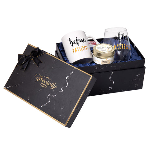 Gemwi Set Completo Taza 11 onzas y Copa 18 onzas, regalo perfecto.