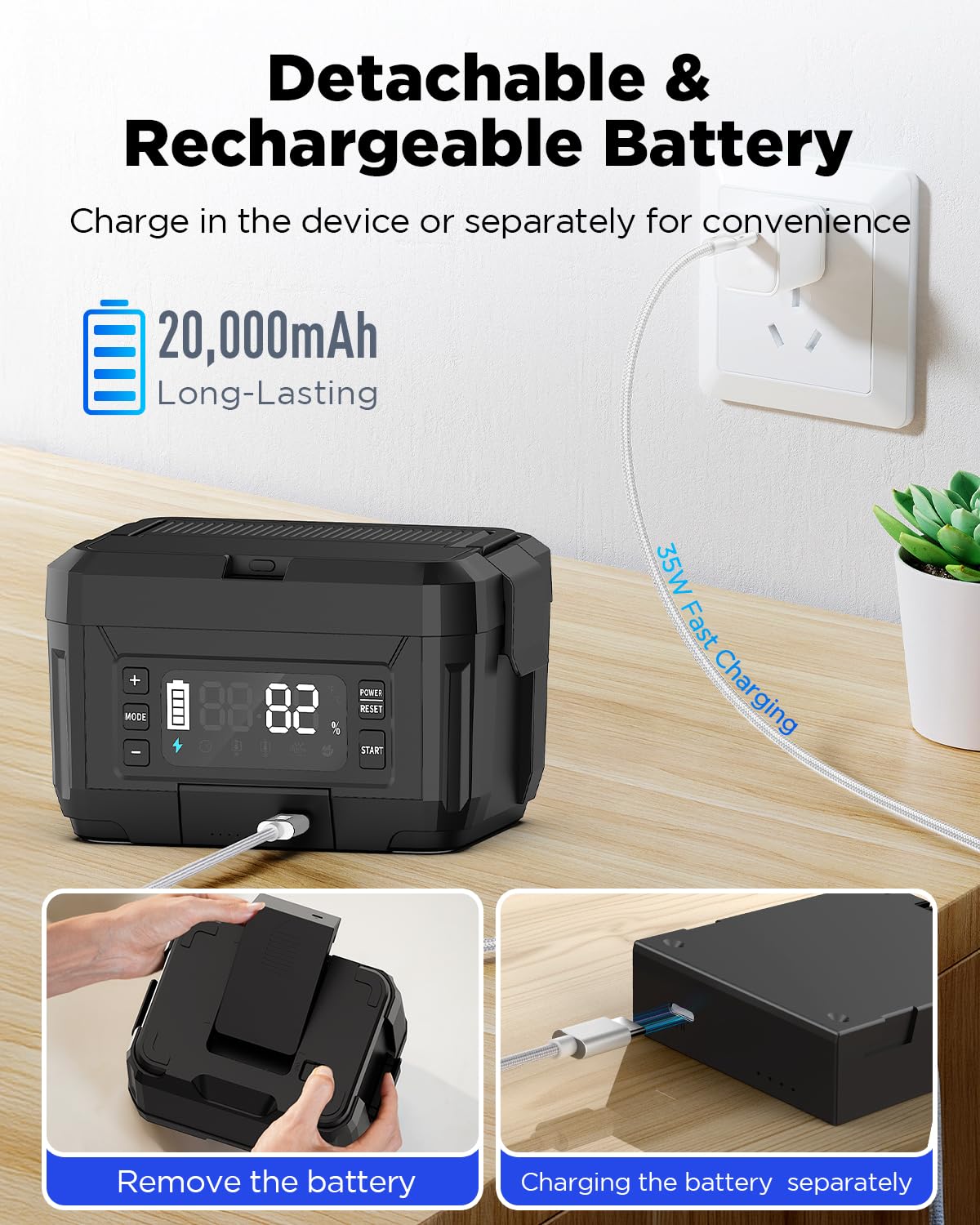 Genasmil recipiente de acero inoxidable 1.2L, ideal para comidas copiosas.
