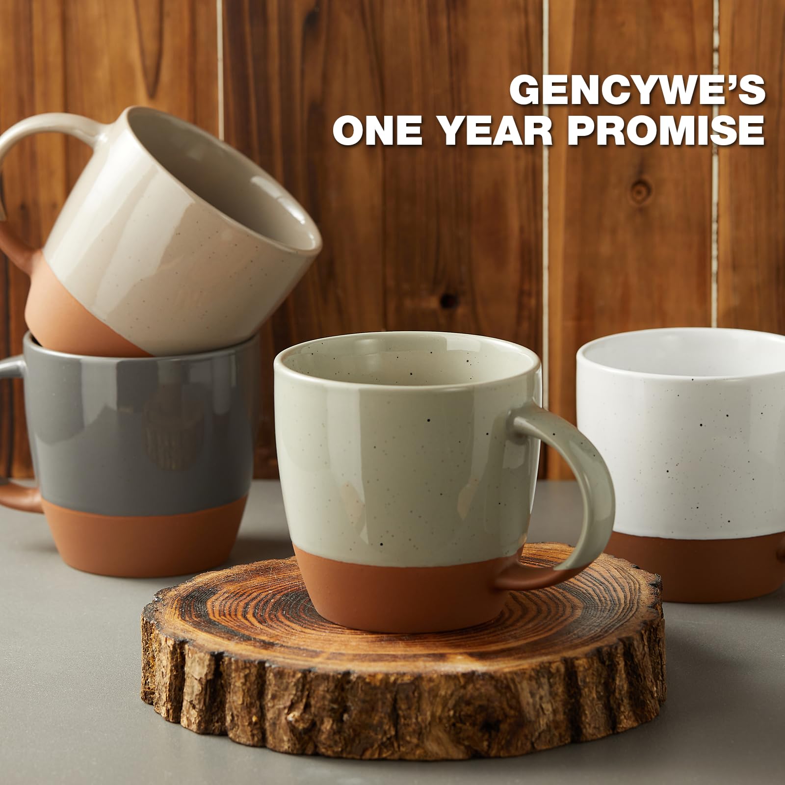 Gencywe ofrece garantía de un año para estas tazas