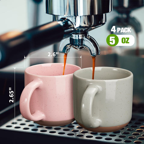 Taza espresso Morandi Gencywe con diseño vintage para mesas modernas.