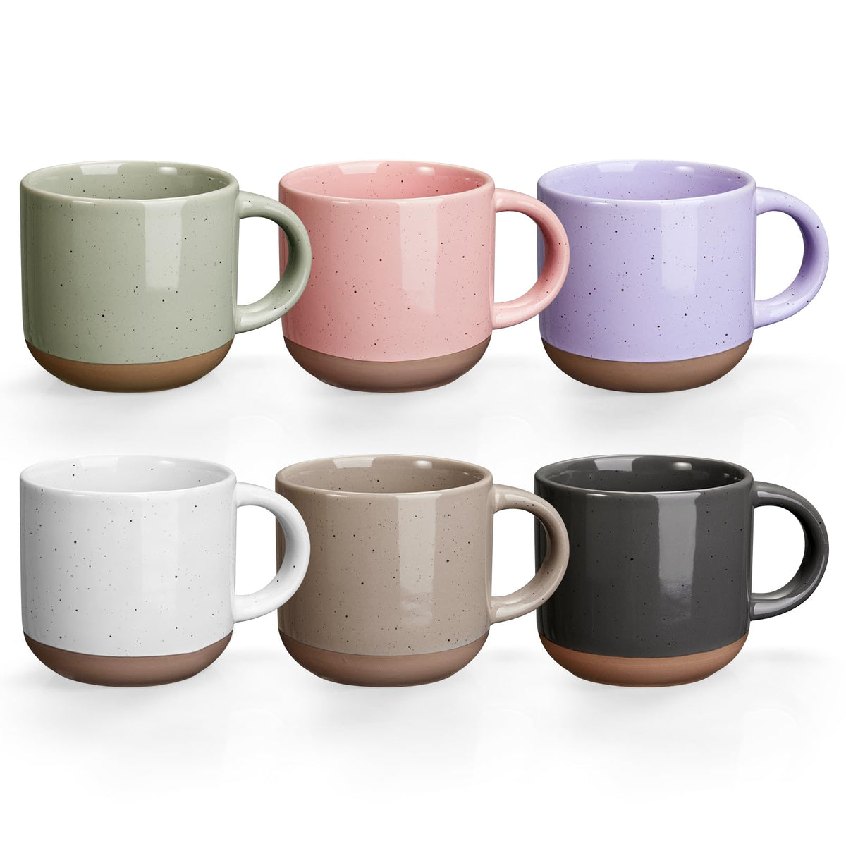 Taza espresso Gencywe Morandi ergonómica para un agarre cómodo diario.