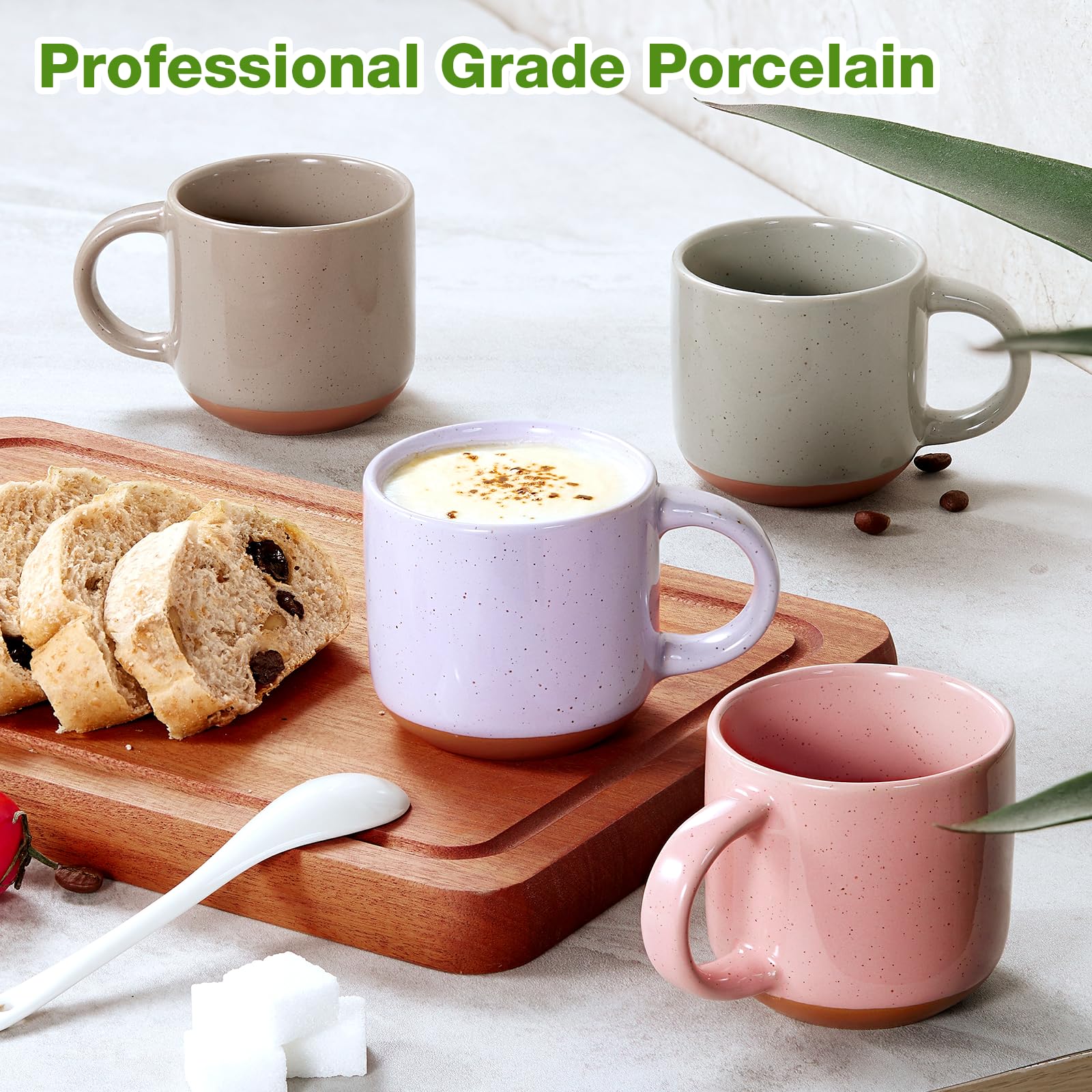 Taza espresso Gencywe Morandi acabado esmaltado suave para experiencia agradable.