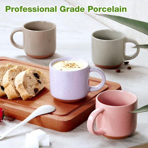 Taza espresso Gencywe Morandi acabado esmaltado suave para experiencia agradable.