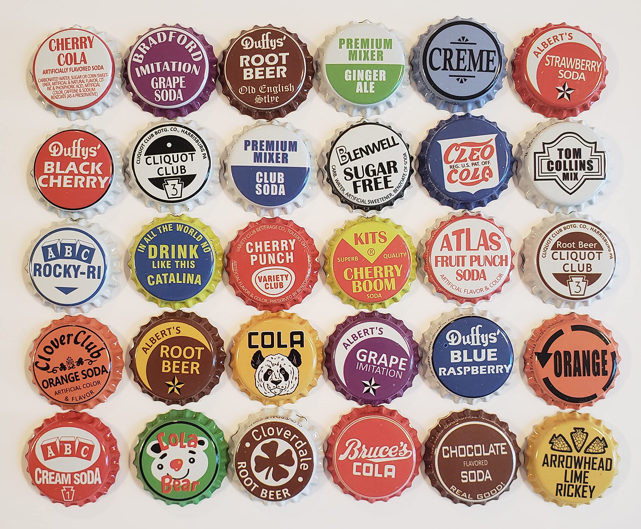 Generic 100 tapas de soda, mezcla aleatoria para ideas de bricolaje.