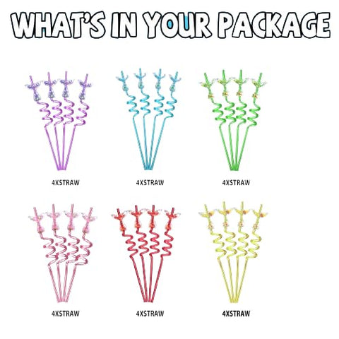 Pajitas sirena brillos de Generic perfectas para bolsas de regalo en fiestas.