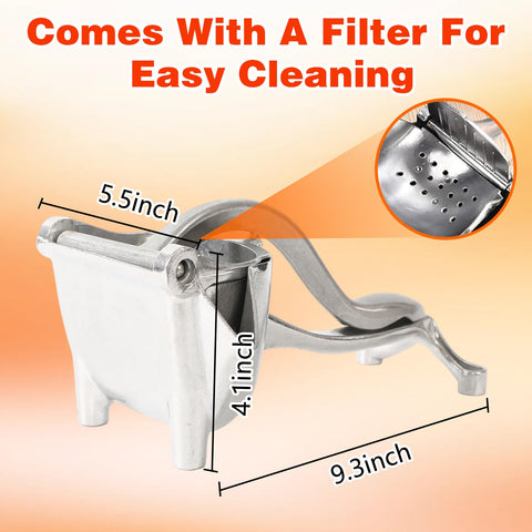 Exprimidor Generic de aleación de aluminio, resistente y duradero para uso diario