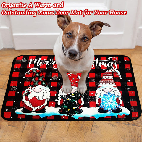 Alfombra decorativa con motivos de nieve navideña Generico para salas y cocinas