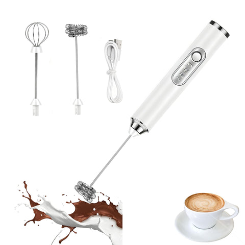 Batidor Genérico, cuerpo inoxidable, espuma cremosa para café diario.