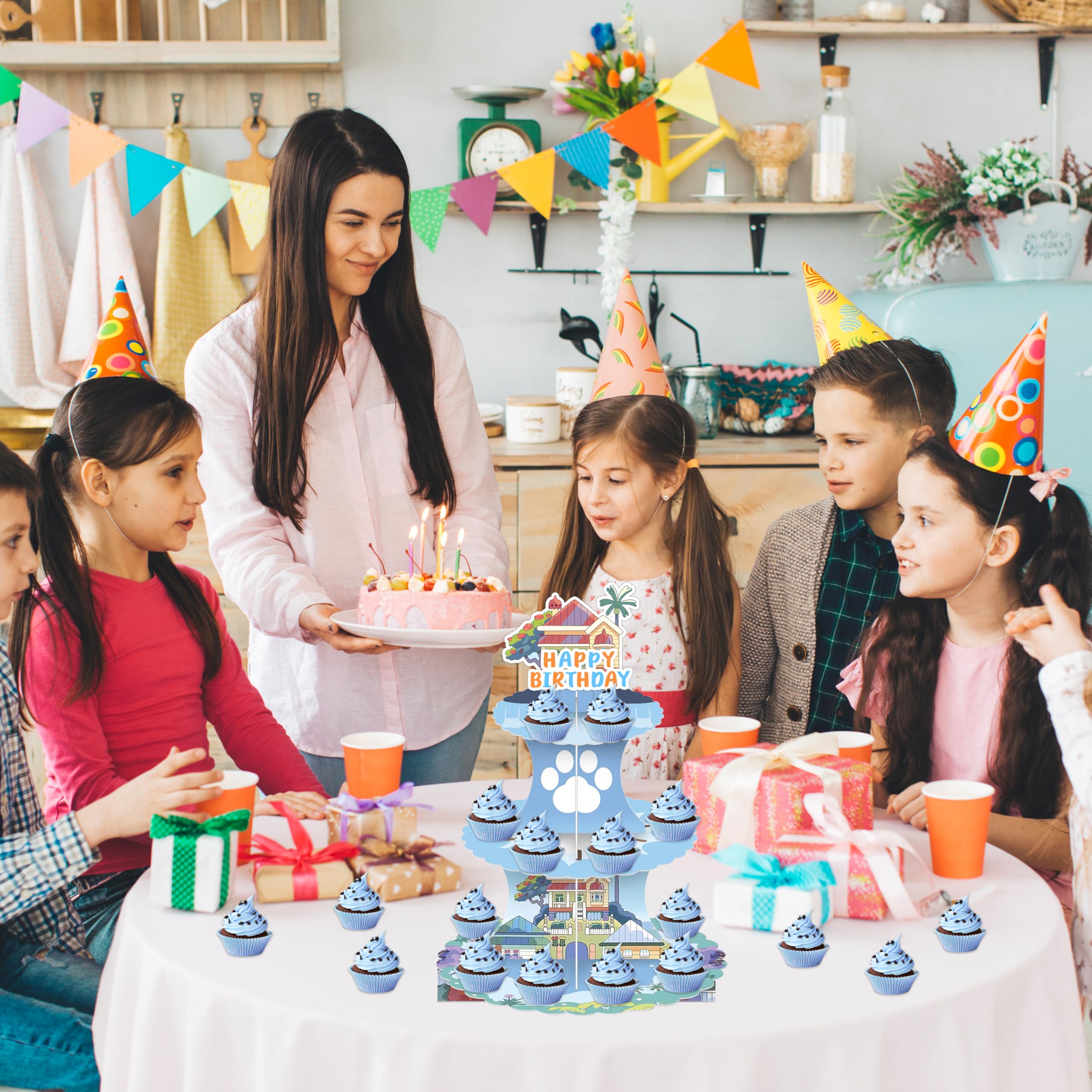 Blue Dog uso versátil para fiestas interiores o al aire libre