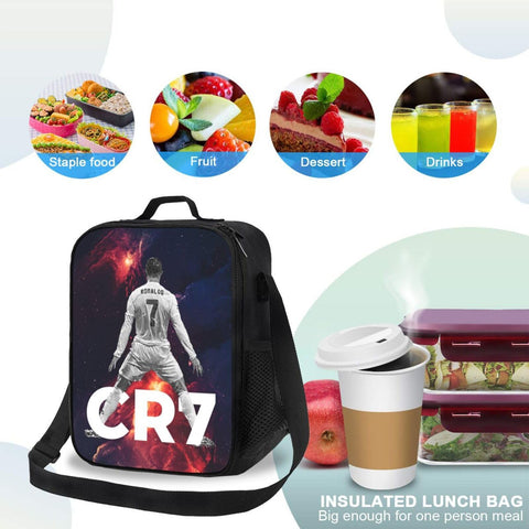 Generic bolsa aislada para almuerzo, tamaño 26,5x20x11,5 cm, para viaje.