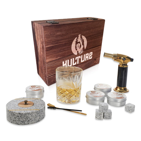 Generic kit ahumador de cócteles caja regalo madera para regalo sorprendente