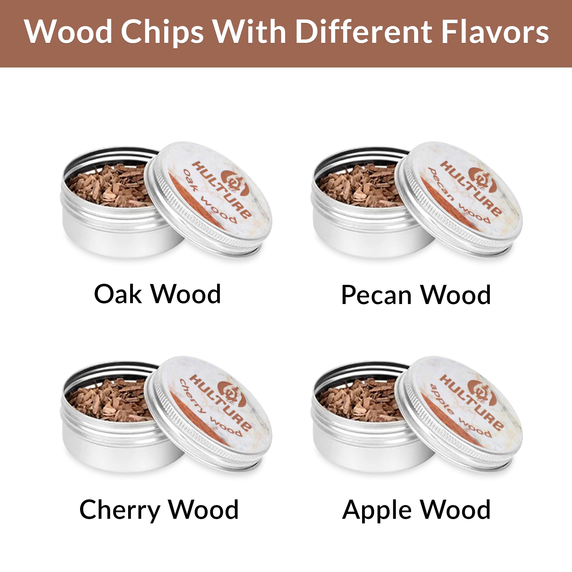 Generic kit ahumador de cócteles chips cerezo para sabor afrutado