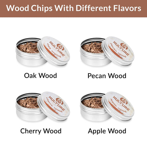 Generic kit ahumador de cócteles chips cerezo para sabor afrutado