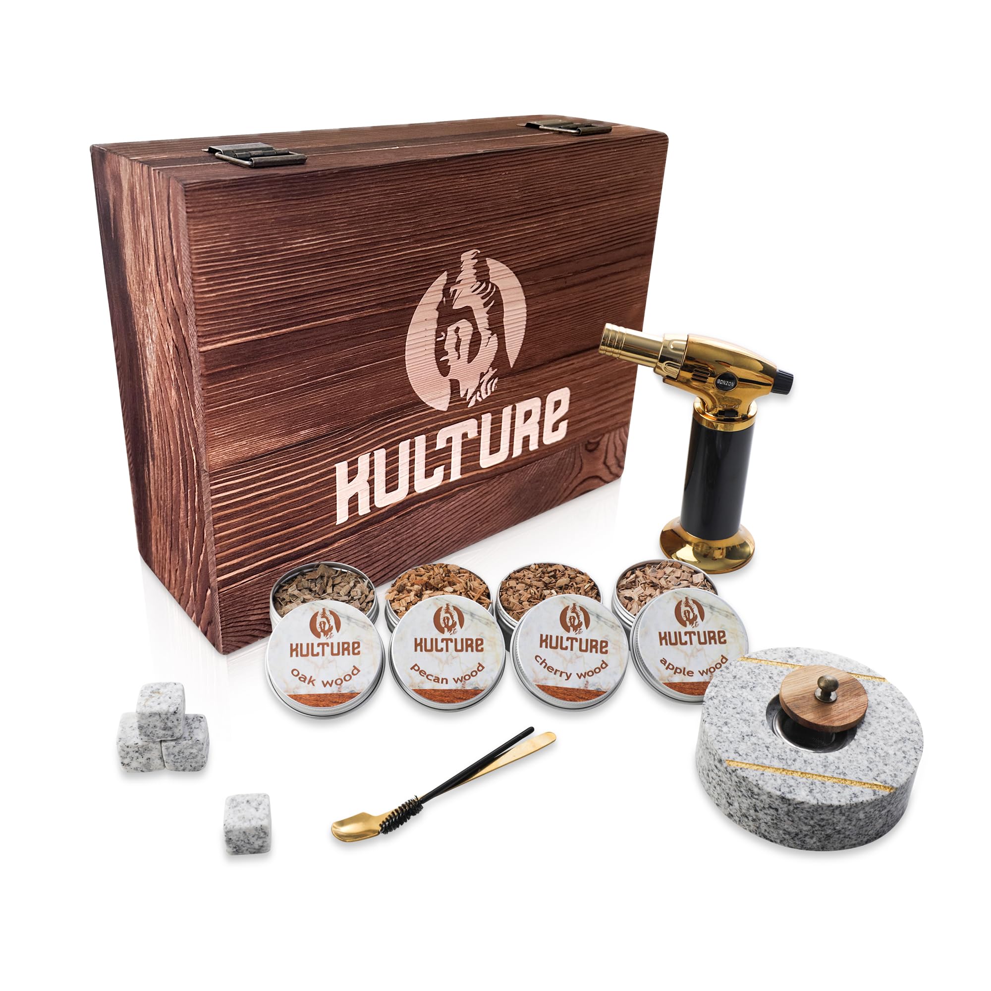 Generic kit ahumador de cócteles con soplete para infundir humo