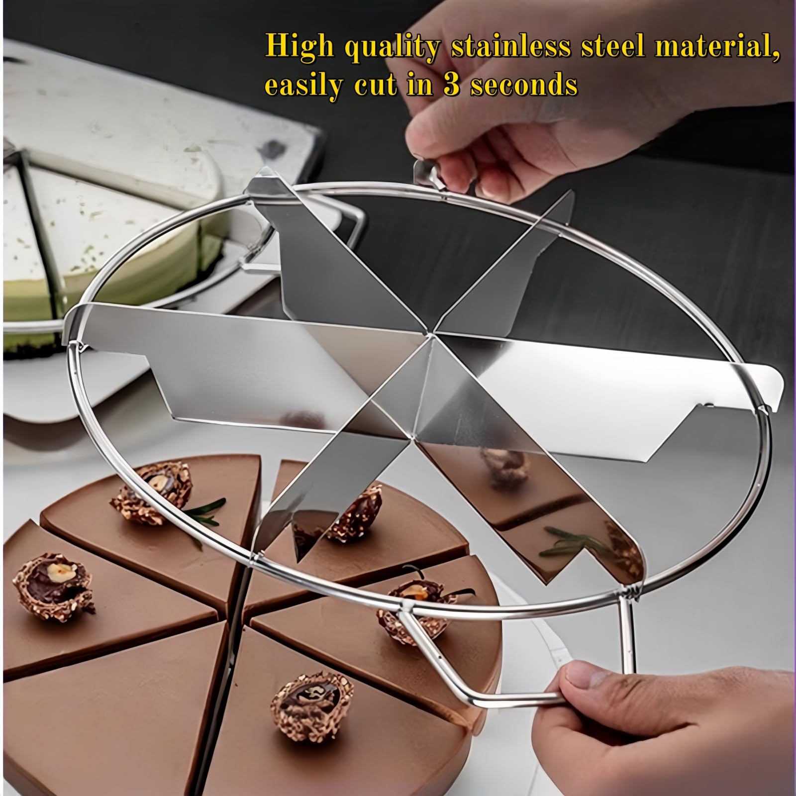 Cortador Generic tarta corte uniforme con diseño ergonómico.