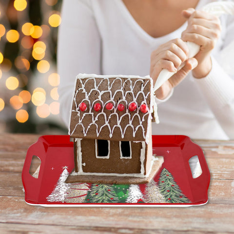 Decoración y función de servir con estilo navideño de Generic.