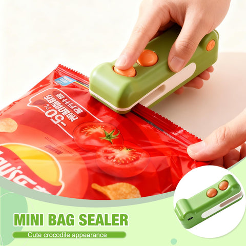 Generic diseño cocodrilo verde mantiene el sellador al alcance mientras decora la cocina.