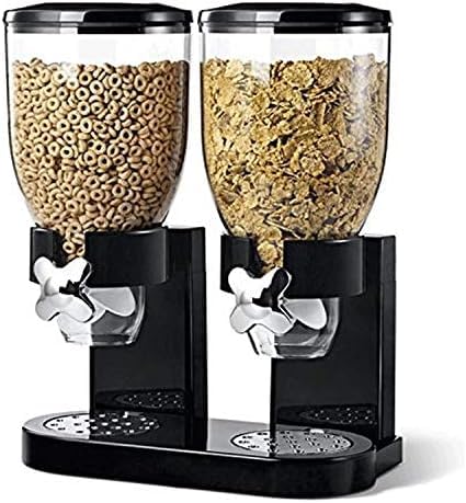 Dispensador Generic con dos tarros mantiene secos los cereales y evita mezclar.