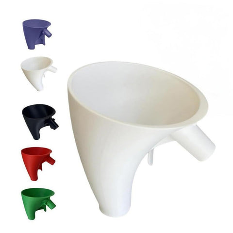 Embudo de harina Generic para KitchenAid, facilita verter sin derrames y con precisión.