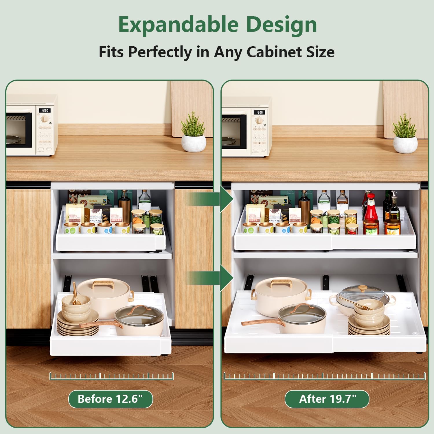 Generic Estante rodante para despensa, simplifica organización.