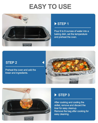 Generic forro desechable para roaster eléctrico, sin BPA para seguridad alimentaria.