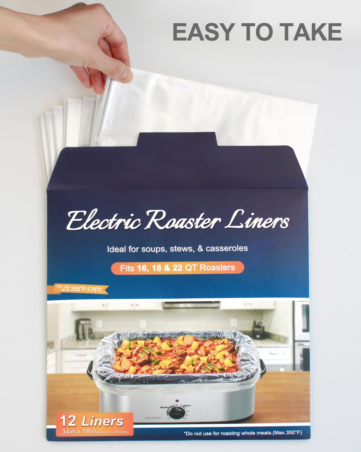 Generic forro desechable para roaster eléctrico, sin olor para preservar sabor.