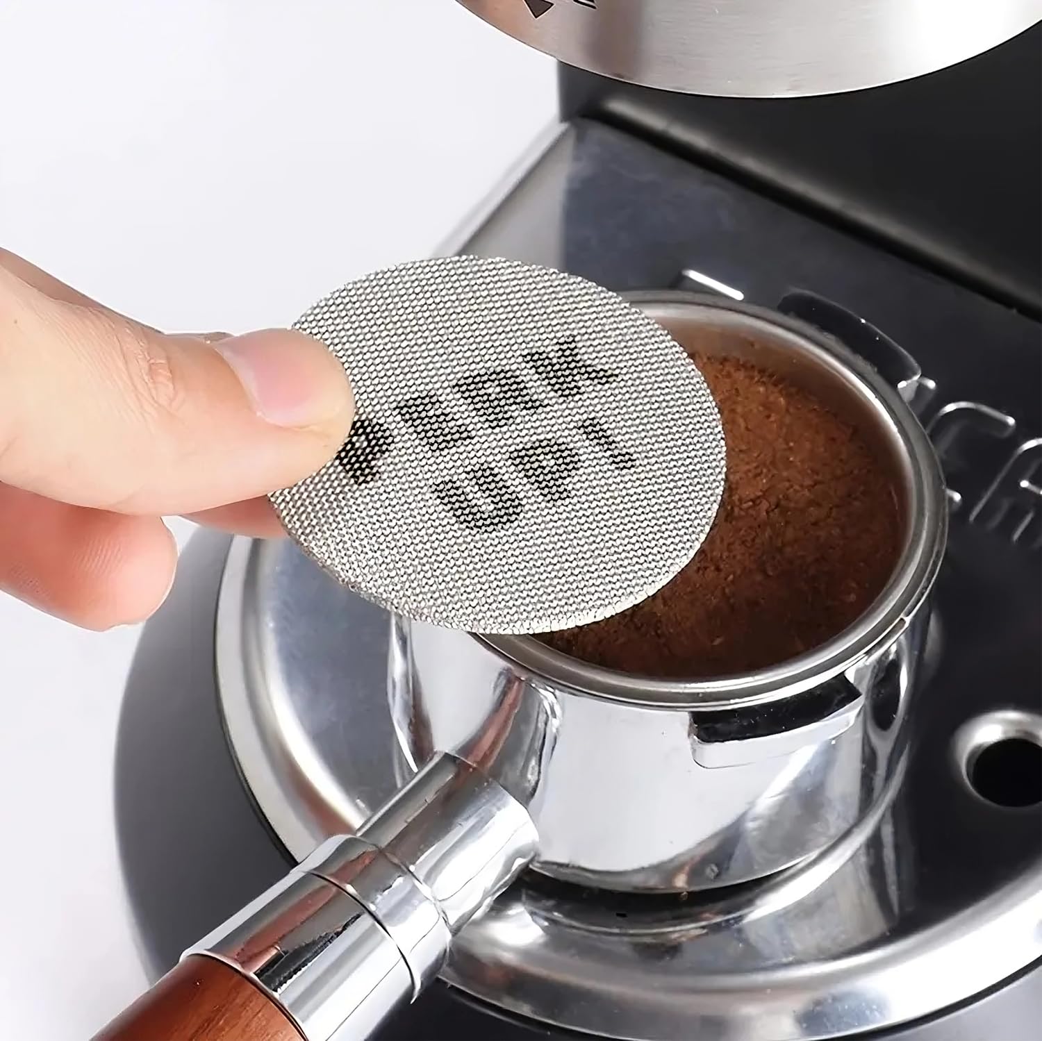 Generic Happy Puck pantalla espresso 51mm favorece extracción estable en cualquier portafiltro