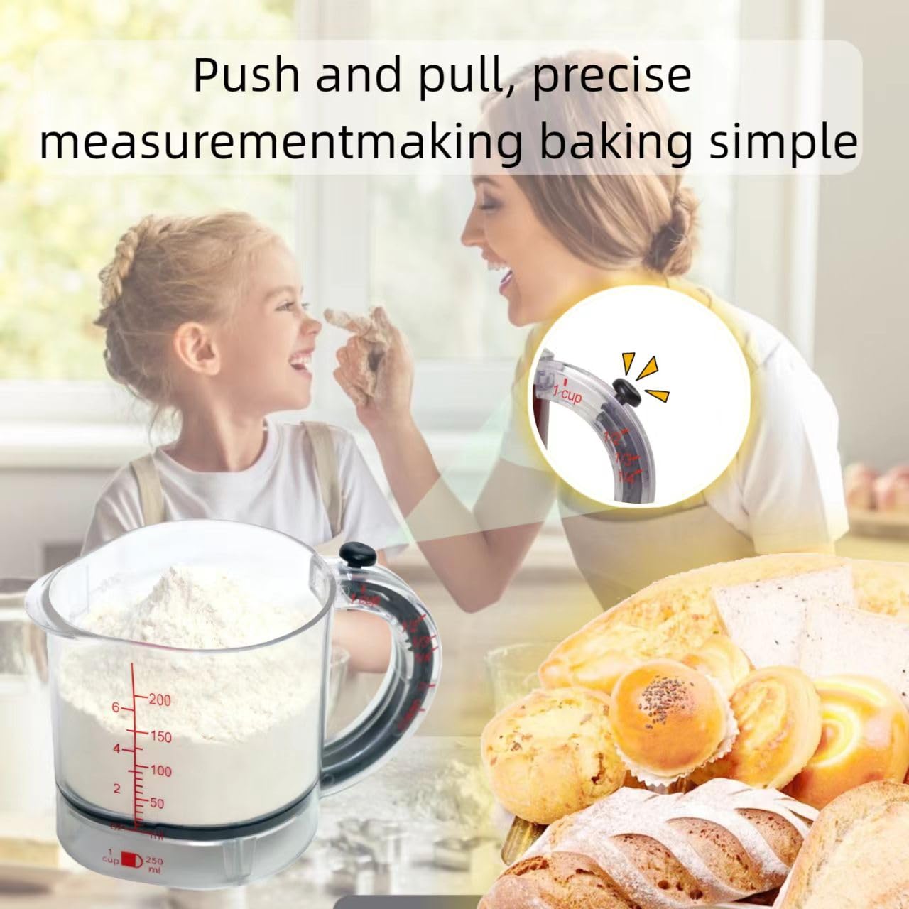 Generic-medidas-precisas-4en1 permiten porciones consistentes en cada receta.