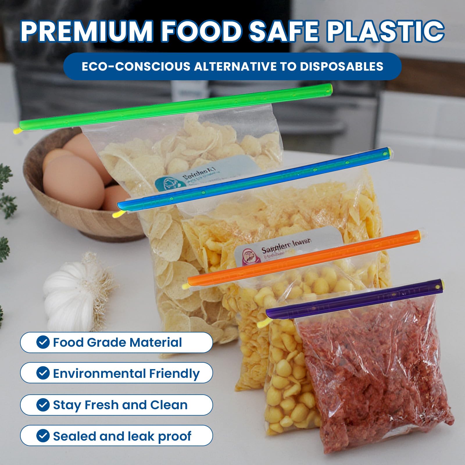 Generic palitos mantienen frescos los alimentos por más tiempo.