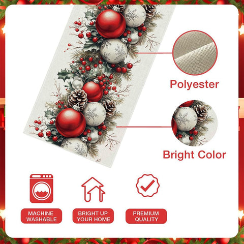 Runner Genérico: complemento perfecto para la mesa de Navidad