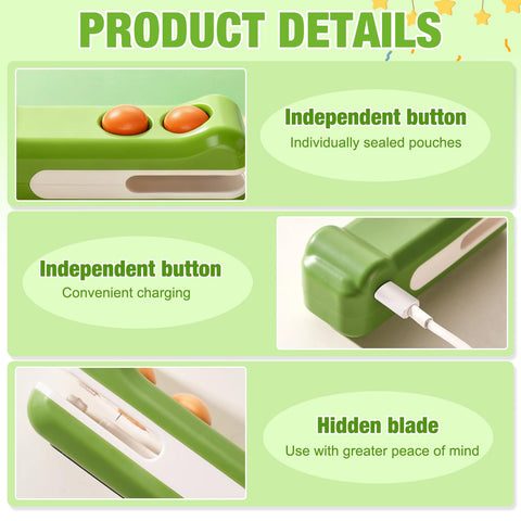 Generic sellado hermético rápido para snacks y verduras