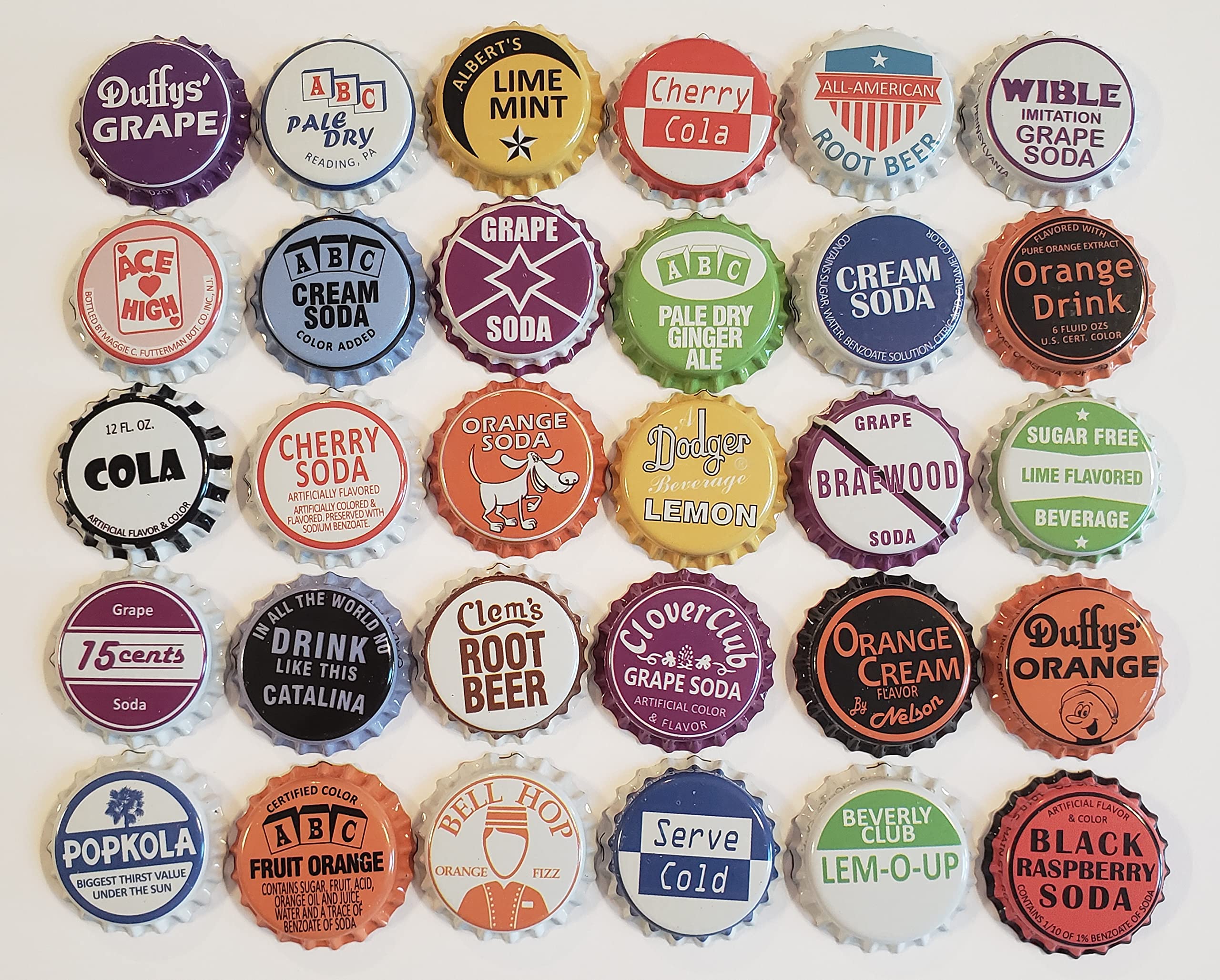 Generic tapas de soda vintage con estilos clásicos para coleccionistas y decoración.