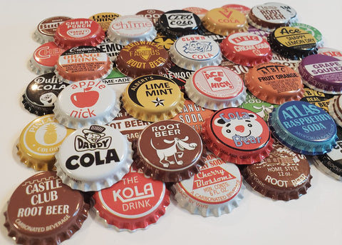 Generic tapas de botella soda con numerosos diseños para coleccionistas.