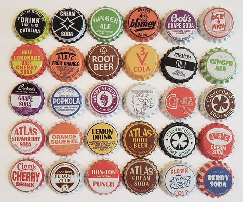 Generic tapas de soda reproducciones artesanales para restauración o manualidades.