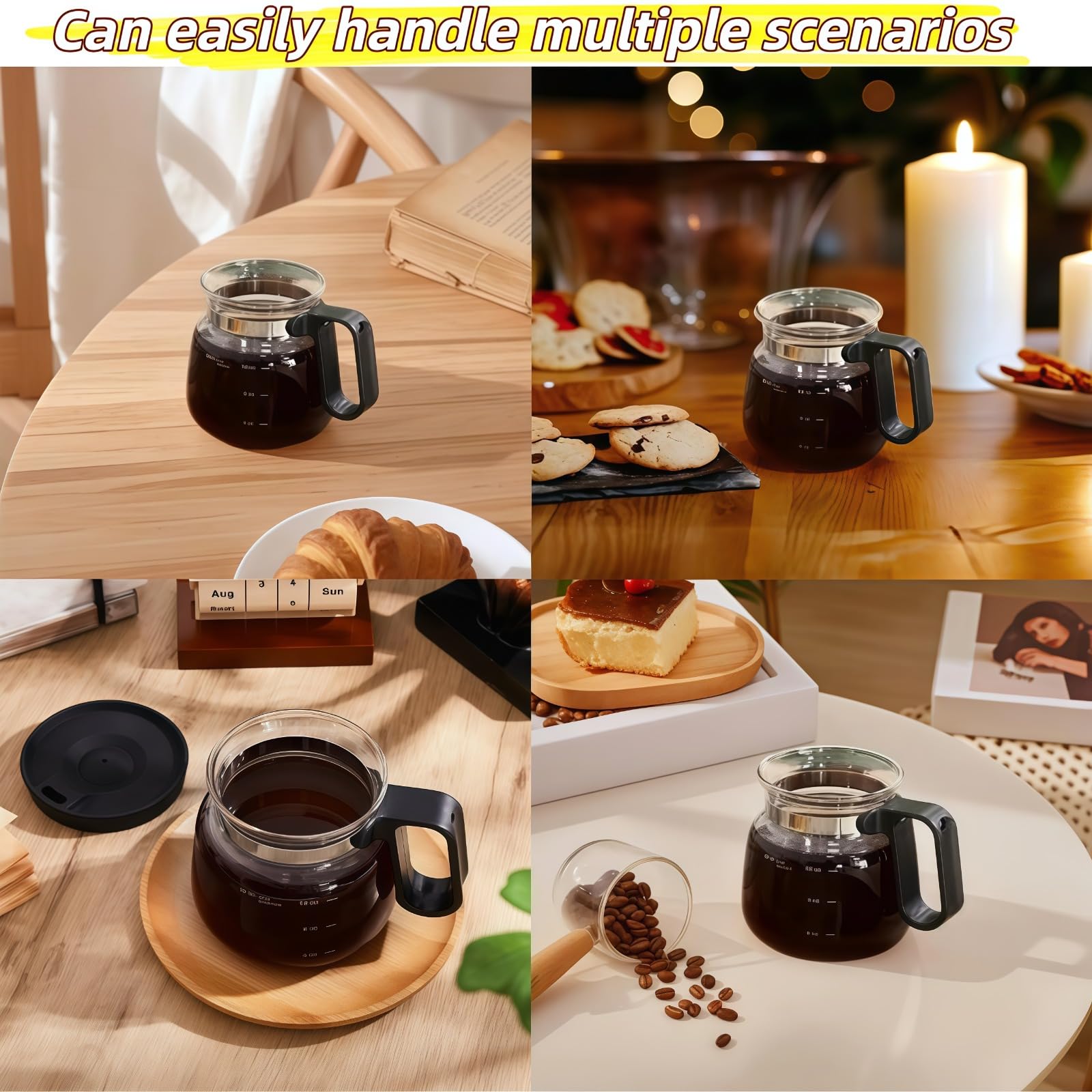La taza genérica presenta diseño de tetera mini, ideal para oficina y casa.