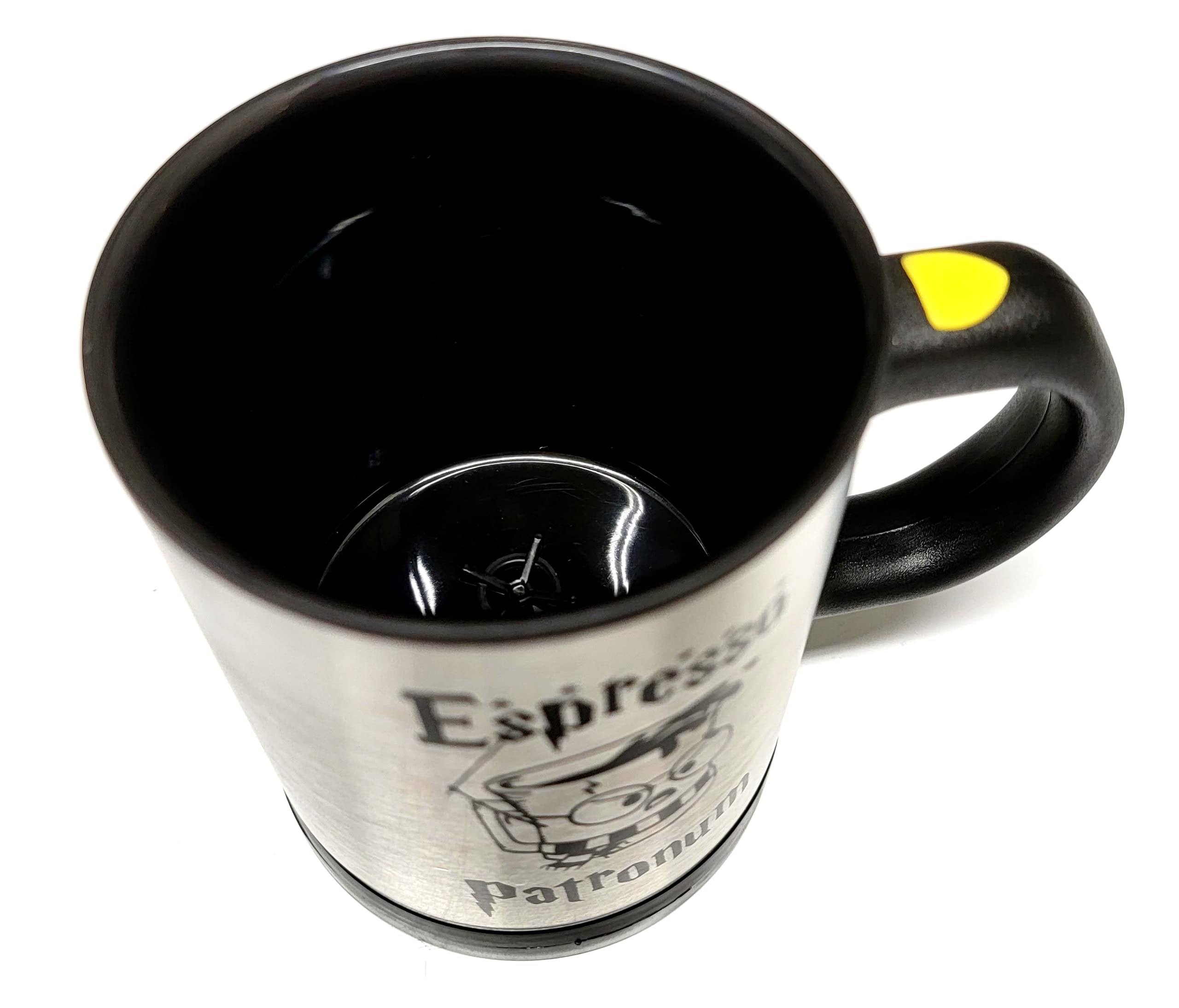Arte en ambas caras de la taza Generic Espresso Patronum autoagitadora para regalo