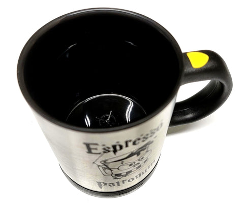Arte en ambas caras de la taza Generic Espresso Patronum autoagitadora para regalo