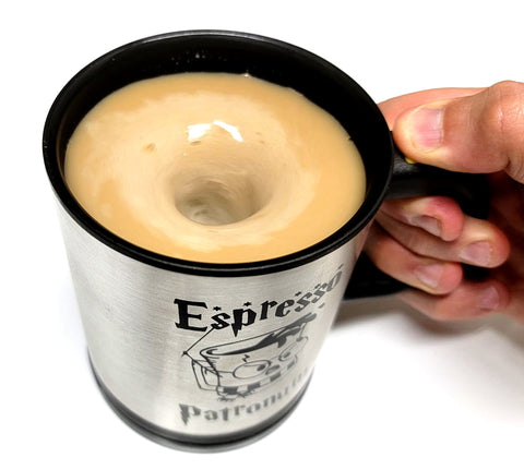Tapa de la taza Generic Espresso Patronum autoagitadora para evitar derrames