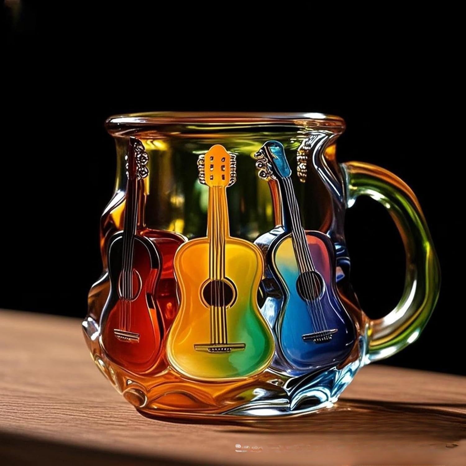 Mango ergonómico de la Guitar Art para un agarre cómodo