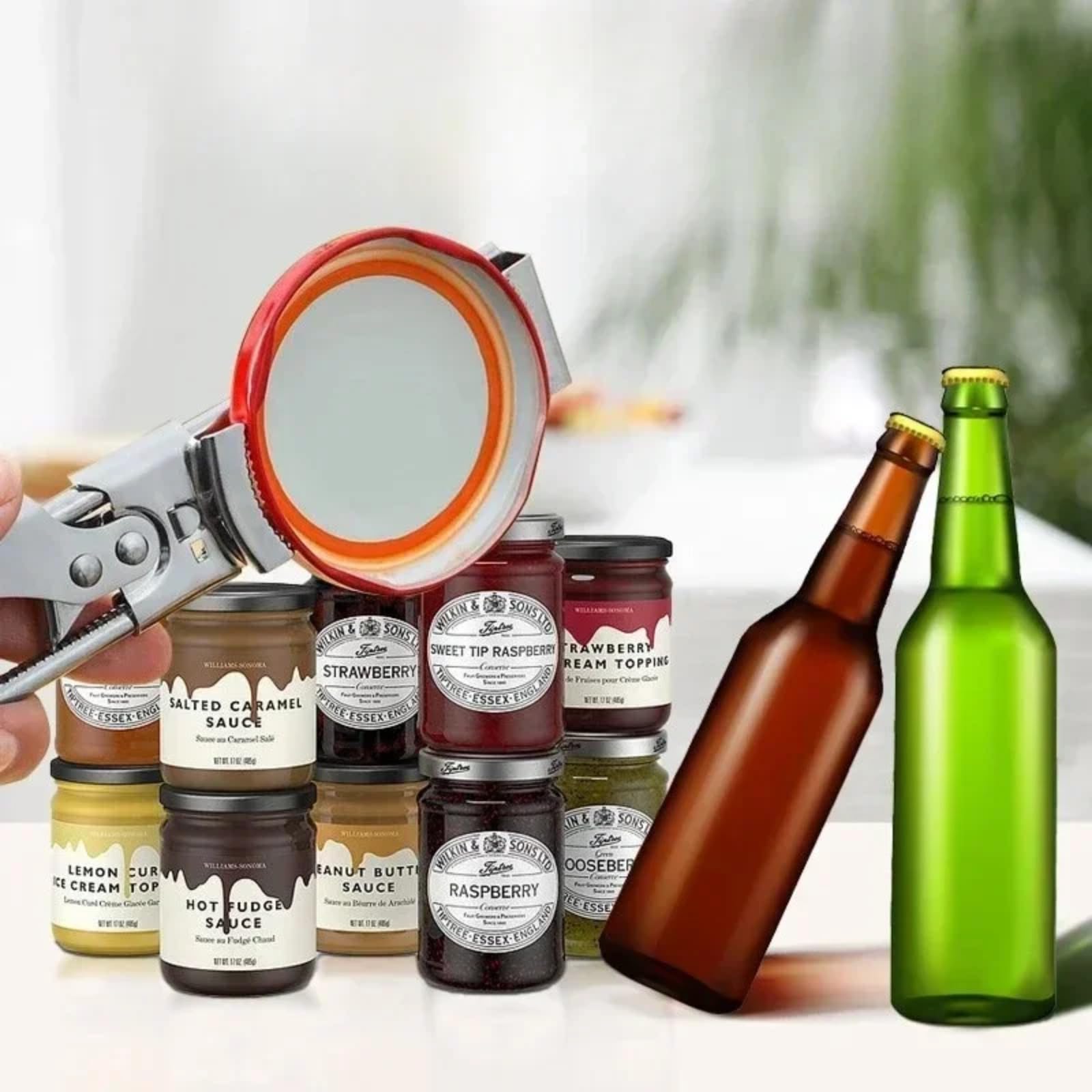 Generic uso para mayores, facilita abrir tarros y latas con seguridad.