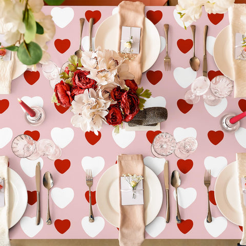 Mantel Genérico Día de San Valentín ideal para cenas y bodas