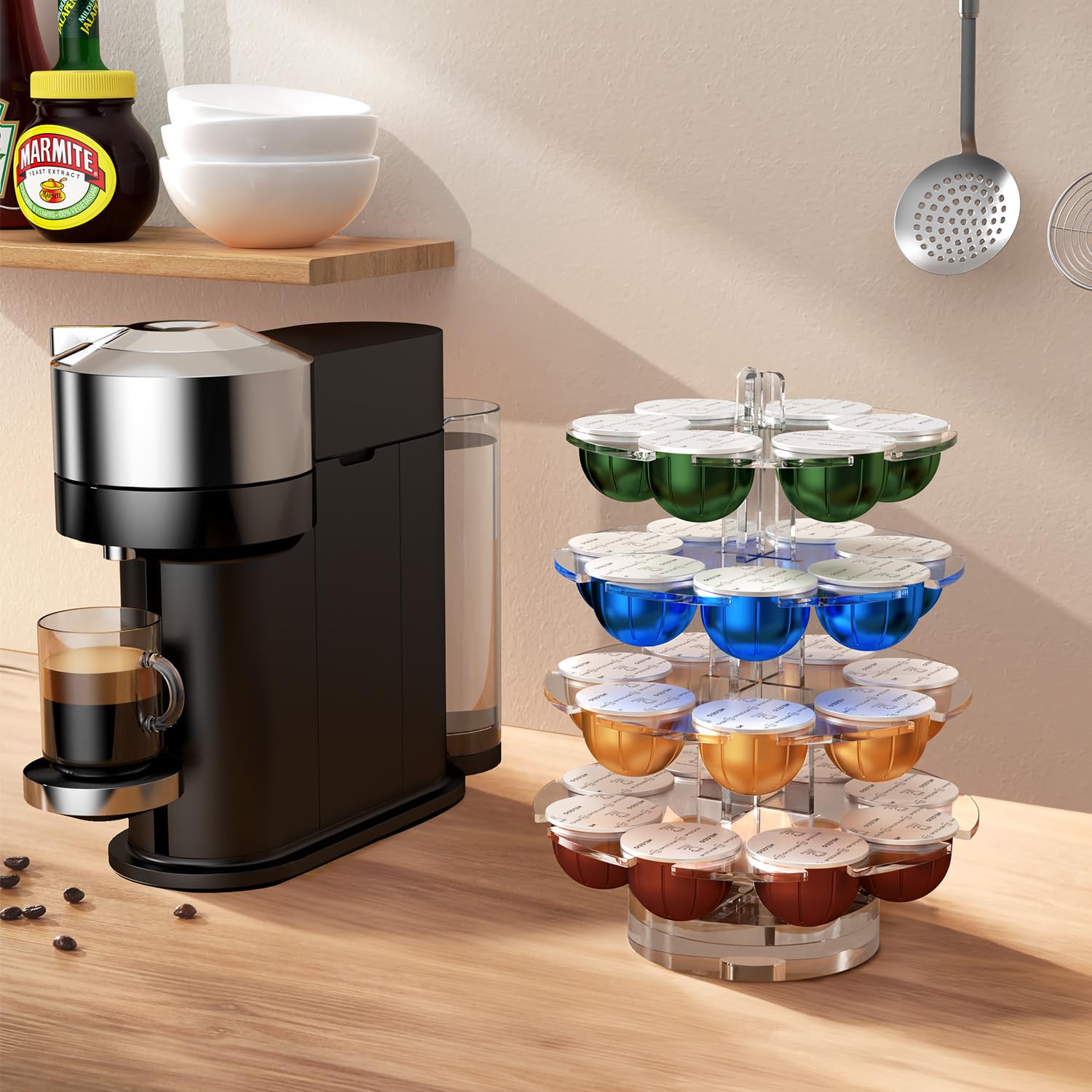 Genew Diseño Acrílico Transparente para ver sabores y especificaciones