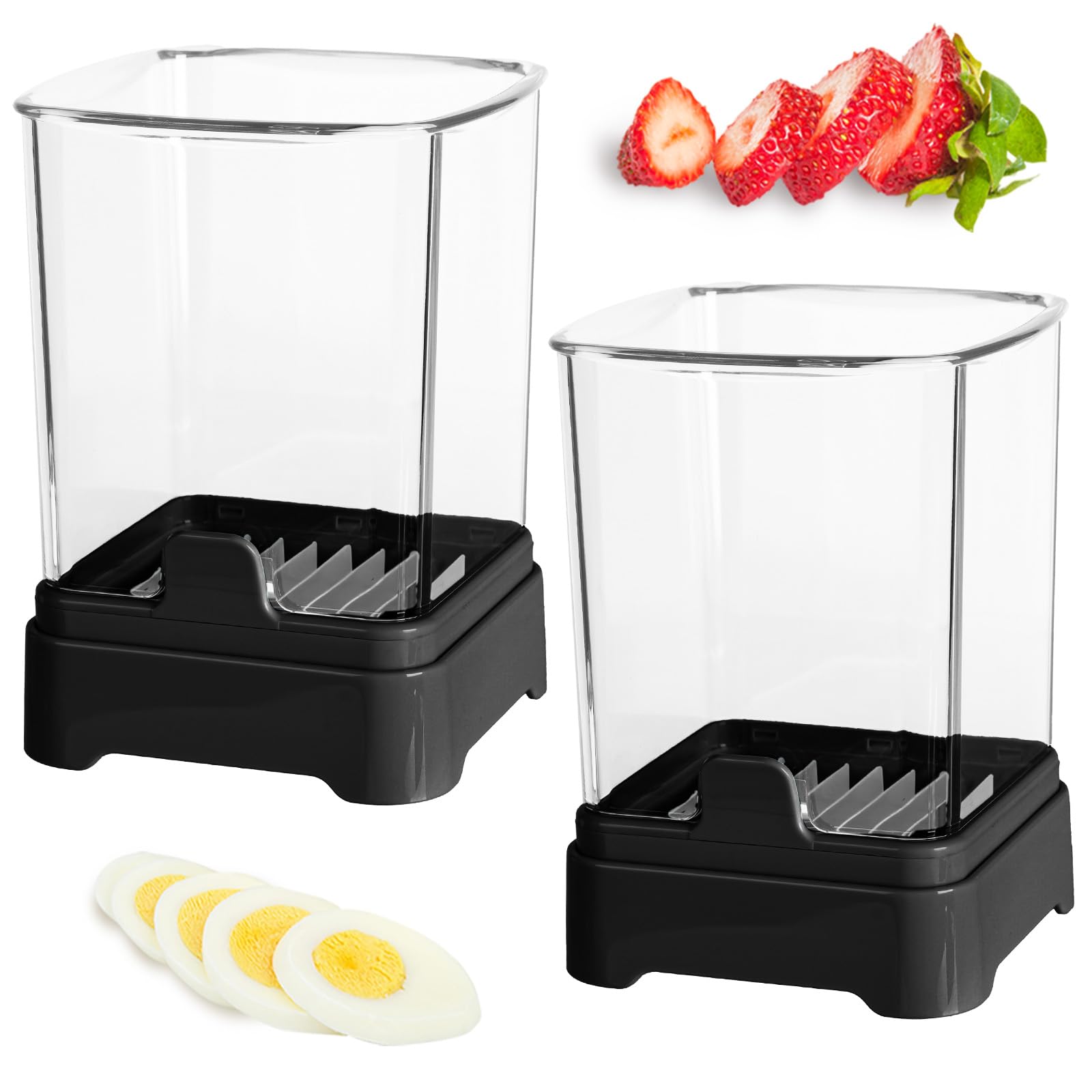 GENGCANG: copa cortador-fruta de gran capacidad para cortar fresas rápidamente