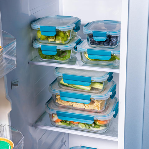 Genicook contenedor de vidrio 51-4oz, gran capacidad para grandes preparaciones.