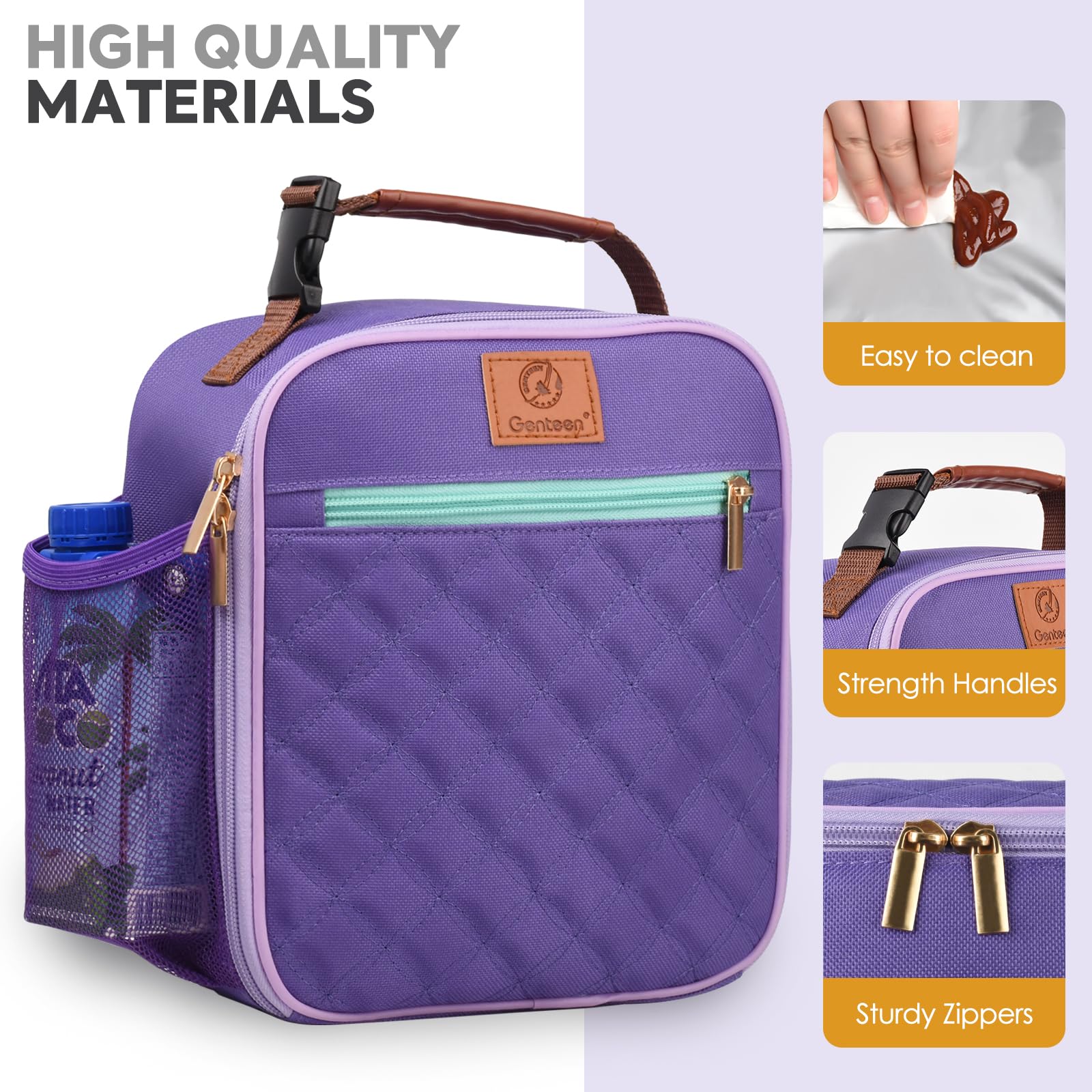 Genteen lonchera diseño ligero y compacto para viajar